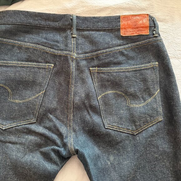 ❌SOLD❌ ONI Denim 679ZR 20oz 'Secret Denim' Slim Tapered jeans in size 36 - Picture 3 of 10